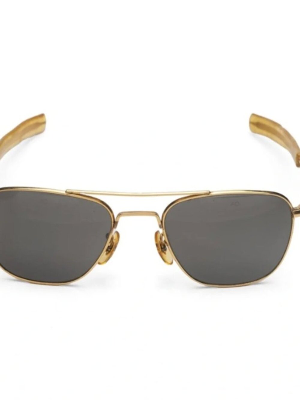 American Optical Original Pilot Aviator Sunglasses Gold Frame Vintage Glasses